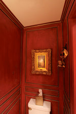 Red Laquer Powder Room