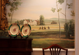 Dining room pastoral mural